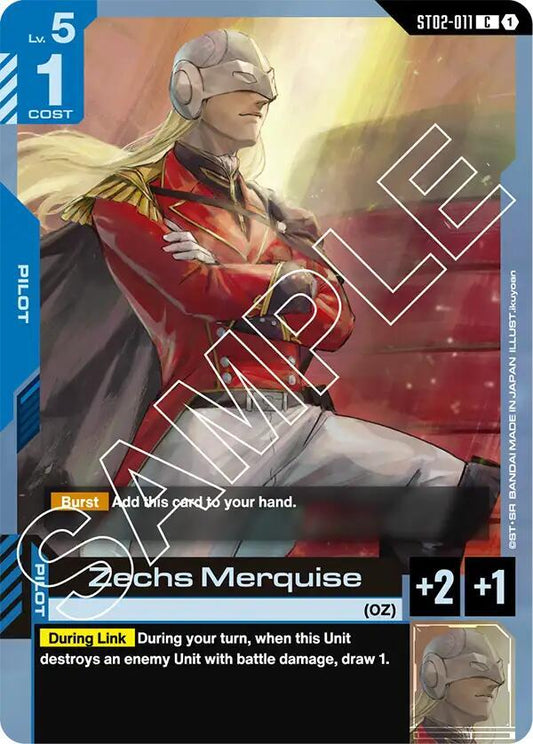 Zechs Merquise - ST02-011