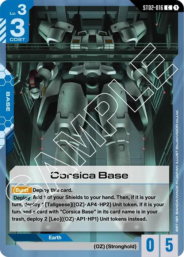 Corsica Base - ST02-016