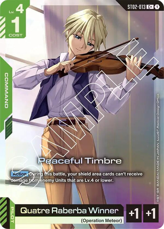 Peaceful Timbre (C+) - ST02-013