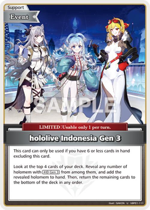 hololive Indonesia Gen (U) - hBP01-111