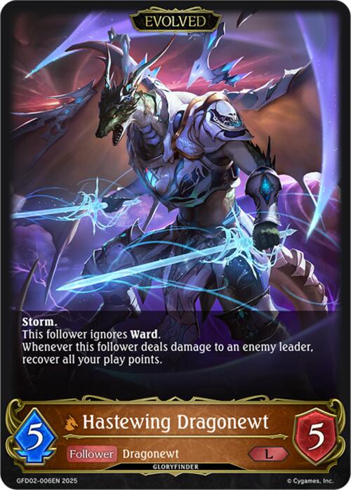 Hastewing Dragonewt (Evolved) (GFD02-006EN) [GFD02: Treacherous Ambitions]