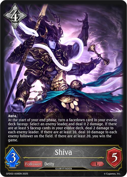 Shiva (GFD02-008EN) [GFD02: Treacherous Ambitions]