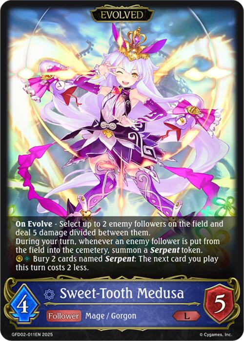 Sweet-Tooth Medusa (Evolved) (GFD02-011EN) [GFD02: Treacherous Ambitions]
