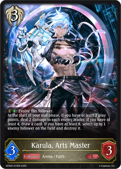 Karula, Arts Master (GFD02-014EN) [GFD02: Treacherous Ambitions]