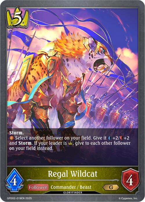 Regal Wildcat (GFD02-019EN) [GFD02: Treacherous Ambitions]