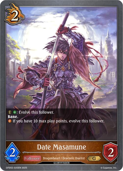Date Masamune (GFD02-020EN) [GFD02: Treacherous Ambitions]