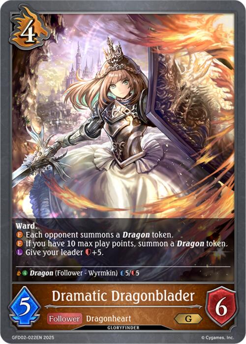 Dramatic Dragonblader (GFD02-022EN) [GFD02: Treacherous Ambitions]