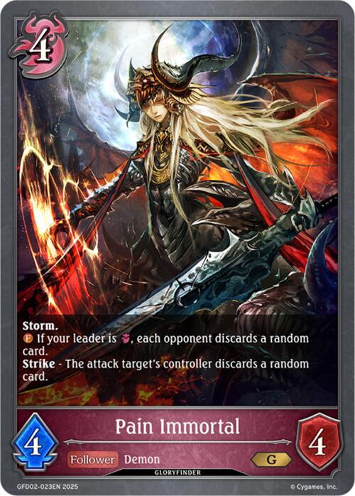 Pain Immortal (GFD02-023EN) [GFD02: Treacherous Ambitions]