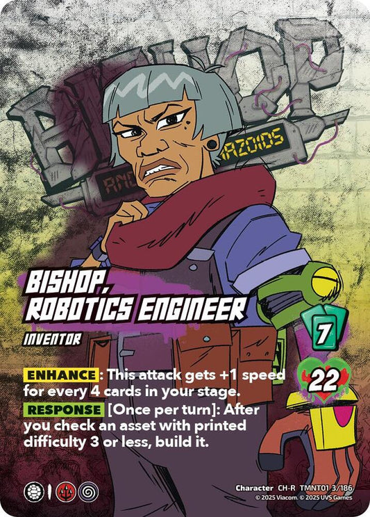 Bishop, Robotics Engineer - TMNT01 3/186