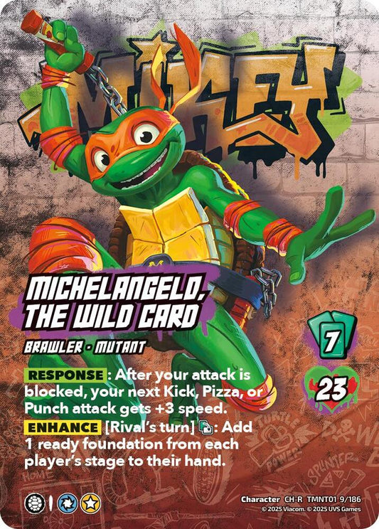 Michelangelo, the Wild Card - TMNT01 9/186