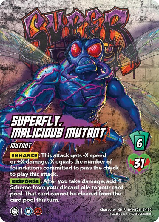 Superfly, Malicious Mutant - TMNT01 13/186