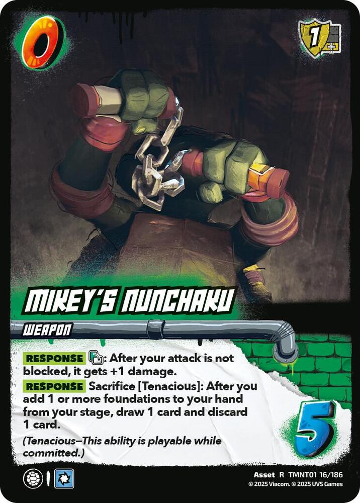 Mikey's Nunchaku - TMNT01 16/186