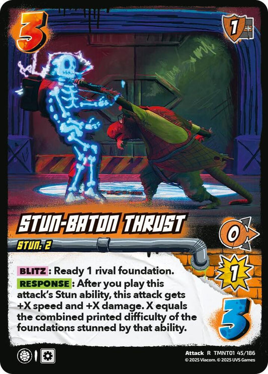 Stun-Baton Thrust - TMNT01 45/186