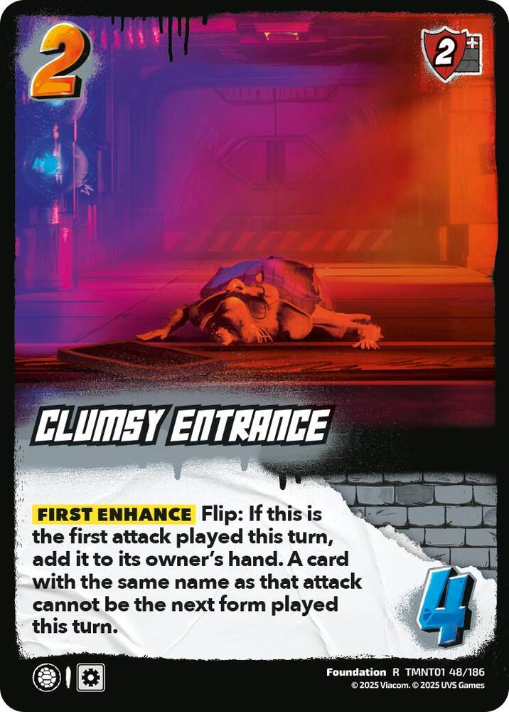 Clumsy Entrance - TMNT01 48/186