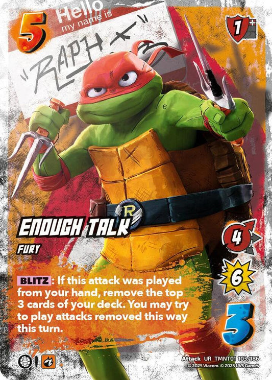 Enough Talk - TMNT01 103/186