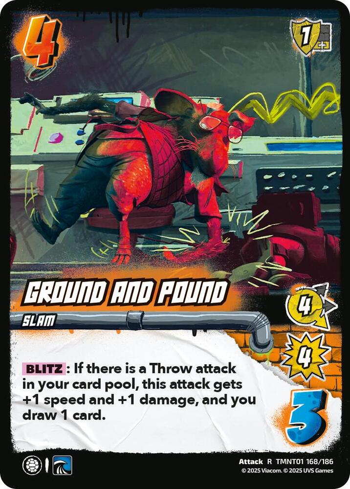 Ground and Pound - TMNT01 168/186