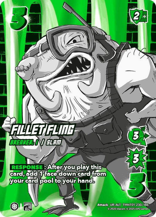 Fillet Fling (Alternate Art) - TMNT01 230/186