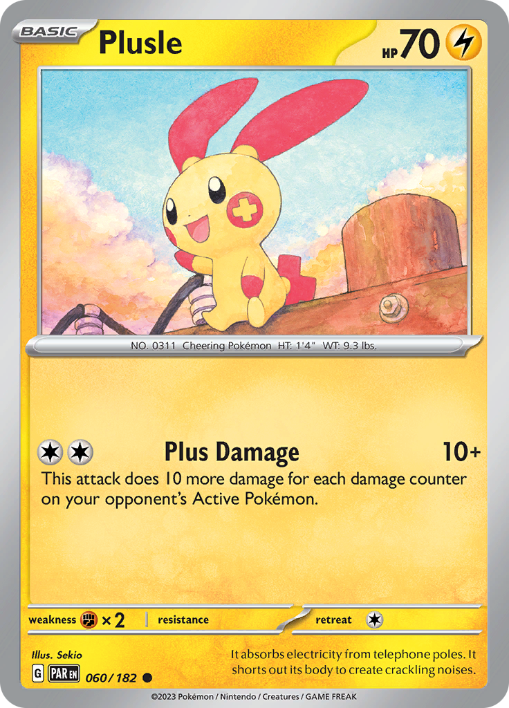 Plusle (060/182) [Scarlet & Violet: Paradox Rift]