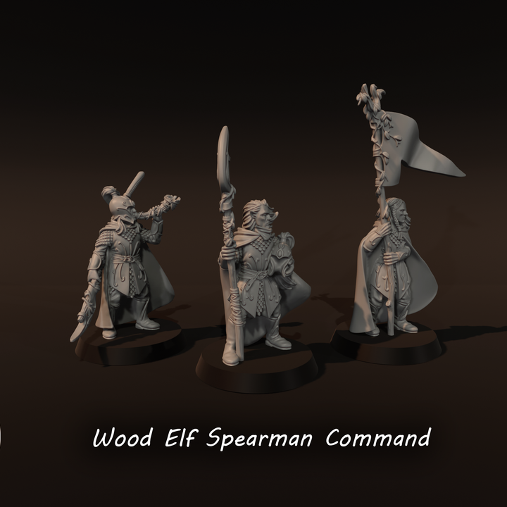 Wood Elf Spearmen Command