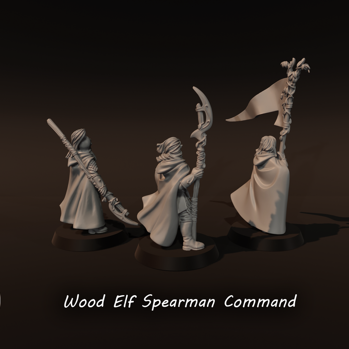 Wood Elf Spearmen Command