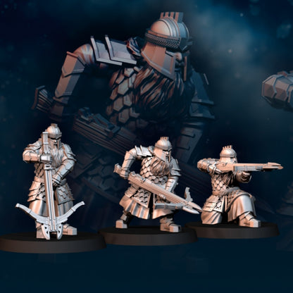 Silver Goat Dwarf Warriors
