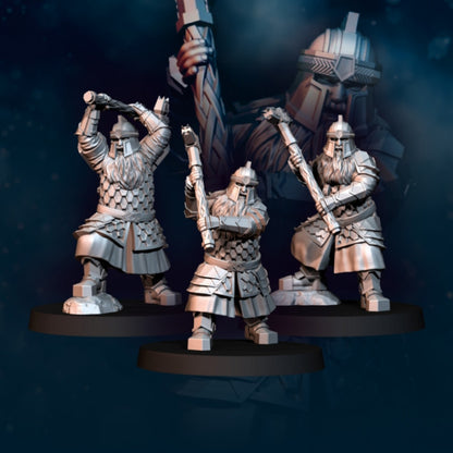 Silver Goat Dwarf Warriors