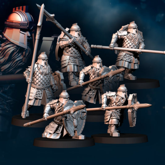 Silver Goat Dwarf Warriors
