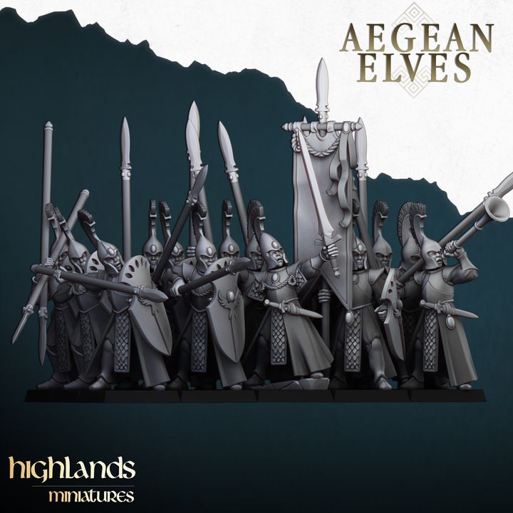 Aegean Elves Spearmen