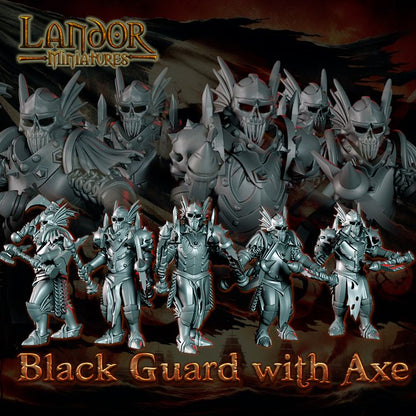 Black Guard with Axe