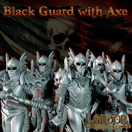 Black Guard with Axe
