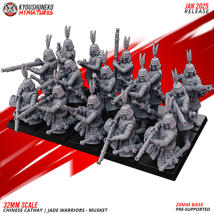 Musketmen - Jade Warriors - Chinese Cathay