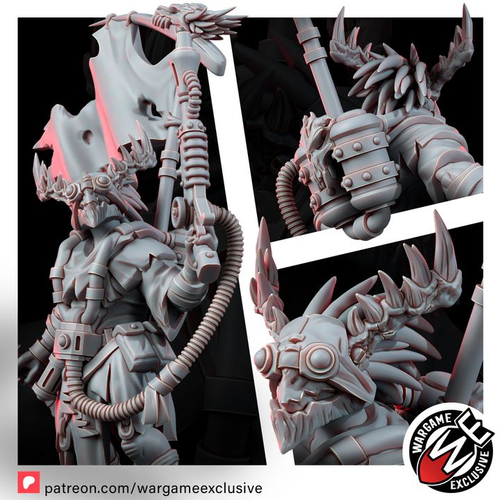 Greater Good Krooll Sand Chief With Venom Flamer