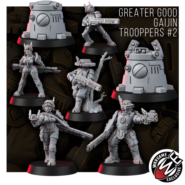 Greater Good Gaijin Troopers
