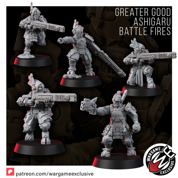 Greater Good Ashigaru Battle Fires