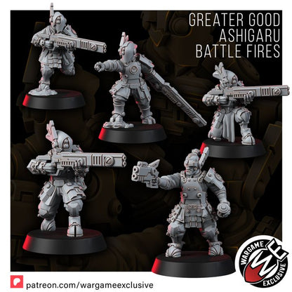Greater Good Ashigaru Battle Fires