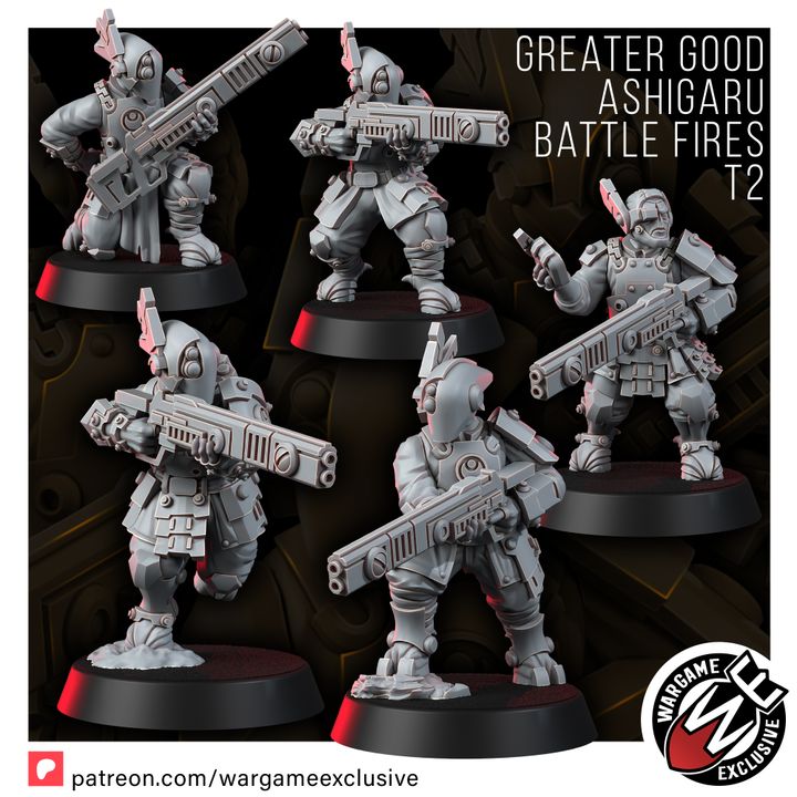 Greater Good Ashigaru Battle Fires