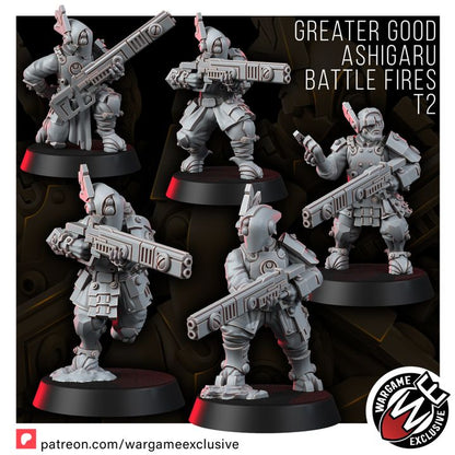Greater Good Ashigaru Battle Fires