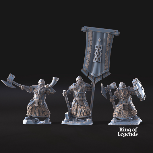 Kalak Dwarves Command Group