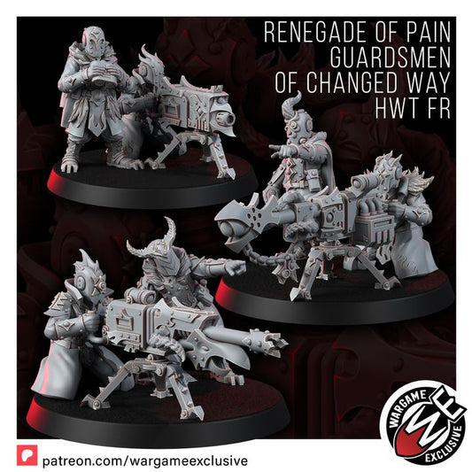 Chaos Guardsman Of Changed Way Heavy Weapons