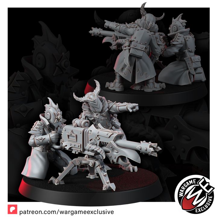 Chaos Guardsman Of Changed Way Heavy Weapons