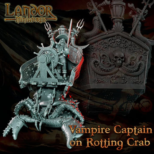 Vampire Captain on Rotting Crab