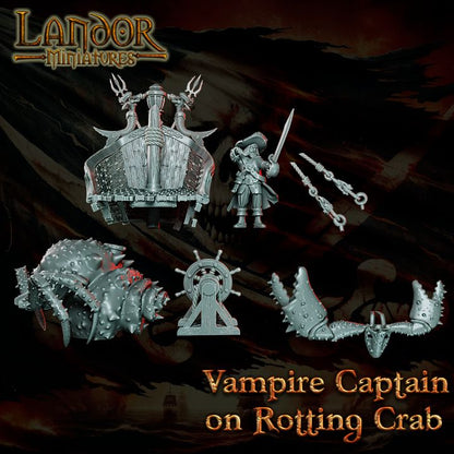 Vampire Captain on Rotting Crab