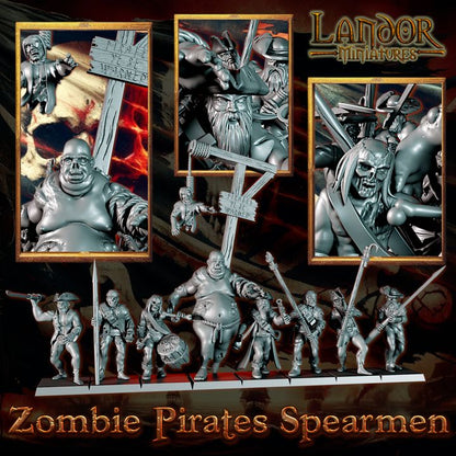 Zombie Pirates Spearmen