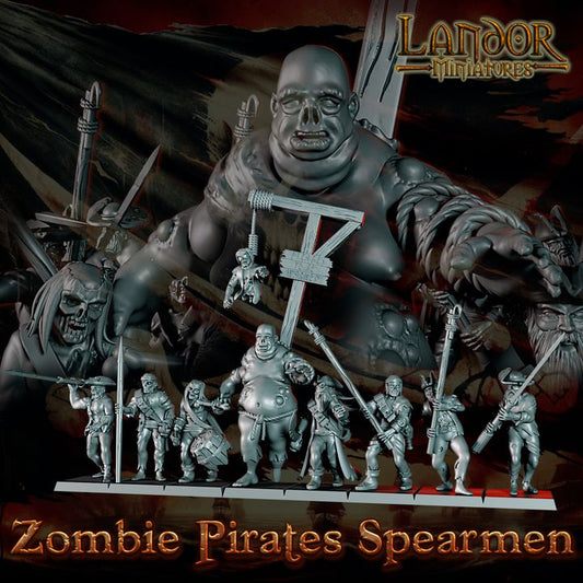 Zombie Pirates Spearmen