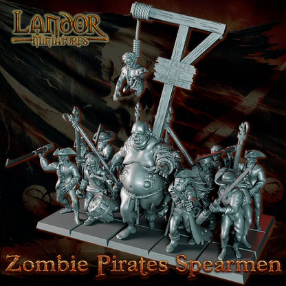 Zombie Pirates Spearmen