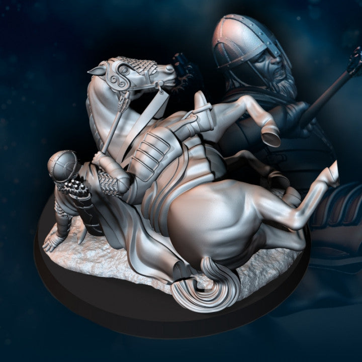 Dying West Human on Horse