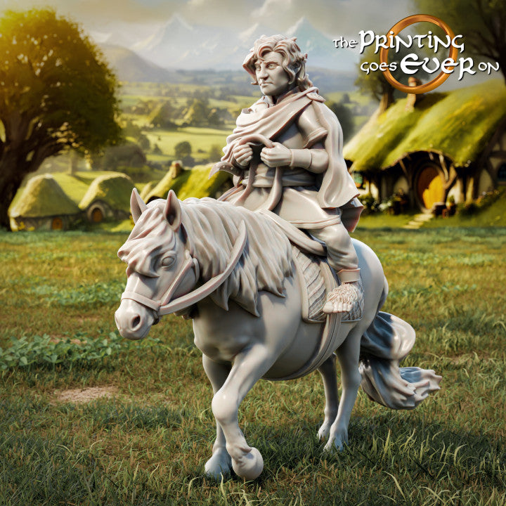 Mounted Halfling Heroes