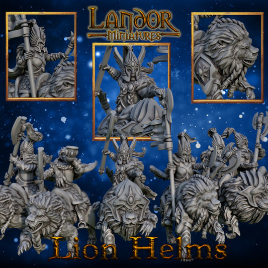 Elven Lion Helms