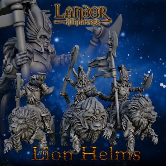 Elven Lion Helms