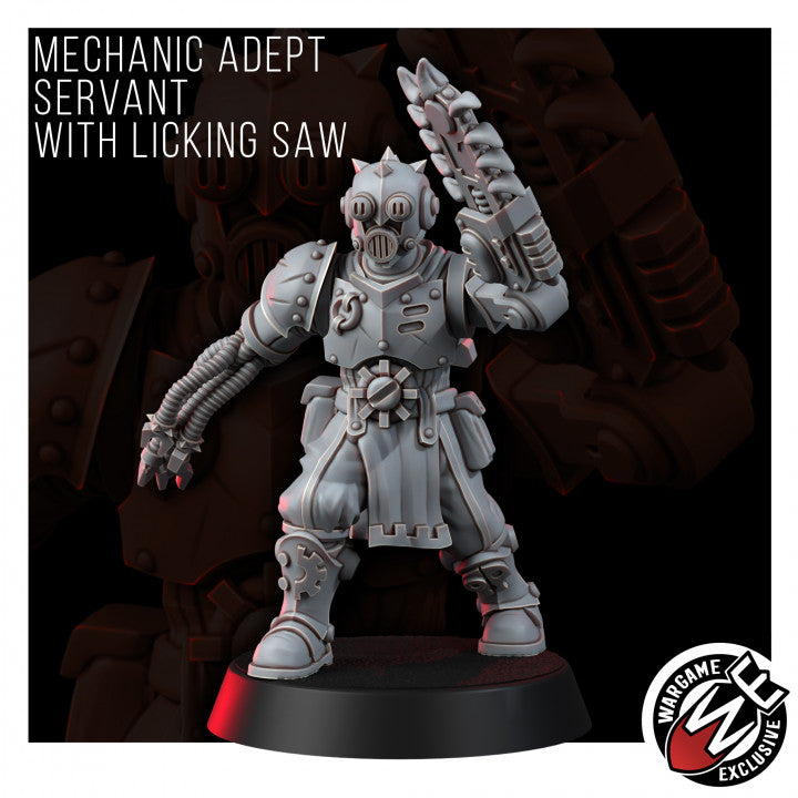 Mechanic Adept Servant With Chainsaw